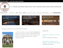 Tablet Screenshot of hotelcrocini.com
